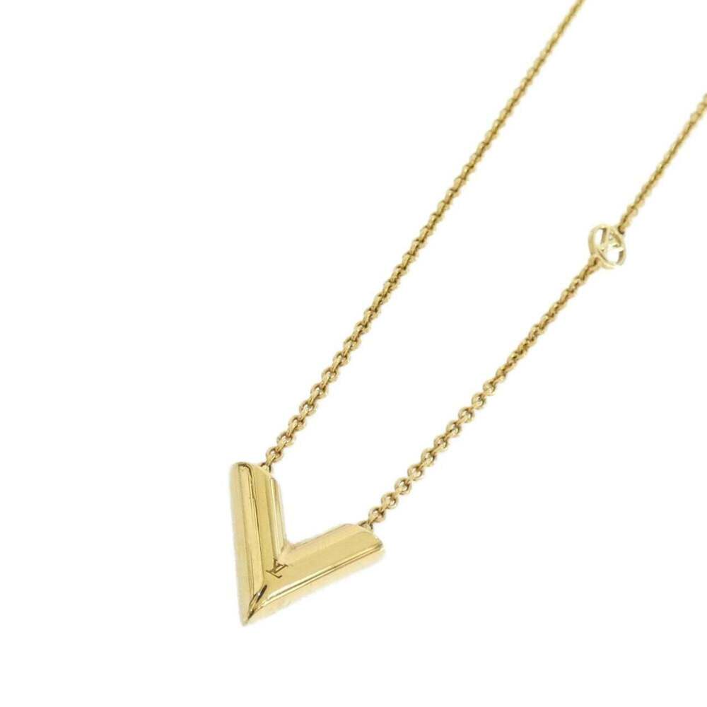 LOUIS VUITTON Gold Necklace - Picture 1 of 5